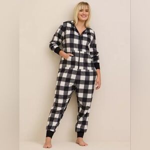 Fleece Full Length Lounge Onesie  - SIZE 00/0 (C1)